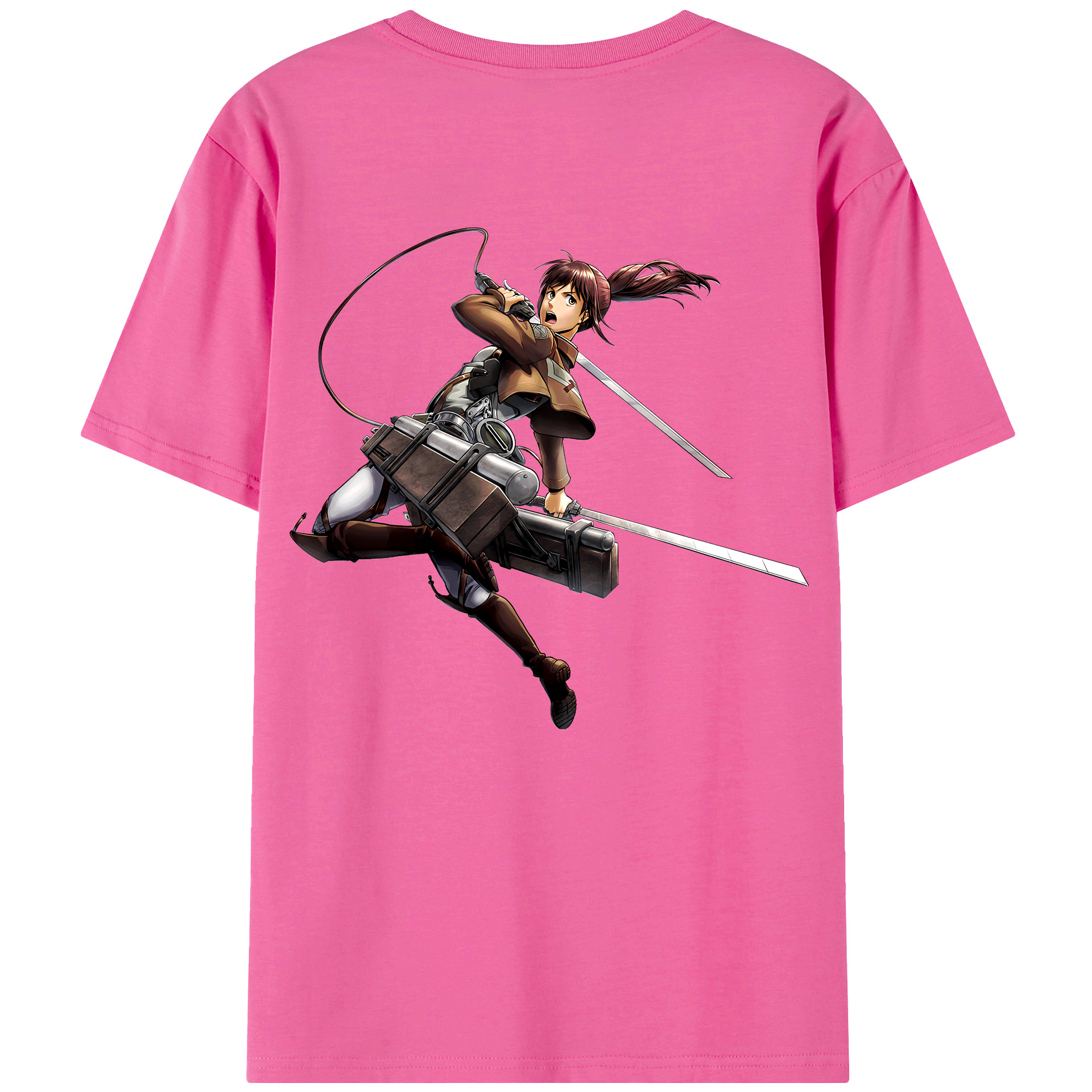 （画像用） 進撃の巨人 サシャ·ブラウス Attack on Titan Sasha Blaus レディース半袖Tシャツ(バックプリント)